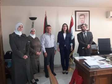 زيارة هيئة المواصفات السورية إلى معاون وزير الاقتصاد والتجارة الخارجية