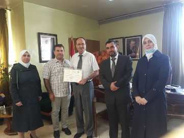 زيارة هيئة المواصفات السورية إلى معاون وزير الزراعة لشؤون المنتجات النباتية