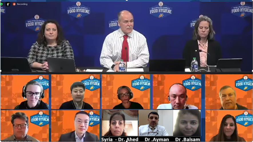 مشاركة سورية لأول مرة في أعمال الاجتماع الدولي الافتراضي للجنة سلامة الغذاءCCFH52
