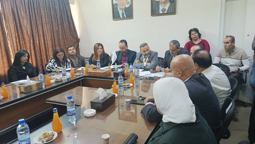 انعقاد الهيئة العامة للجنة النقابية في هيئة المواصفات والمقاييس العربية السورية